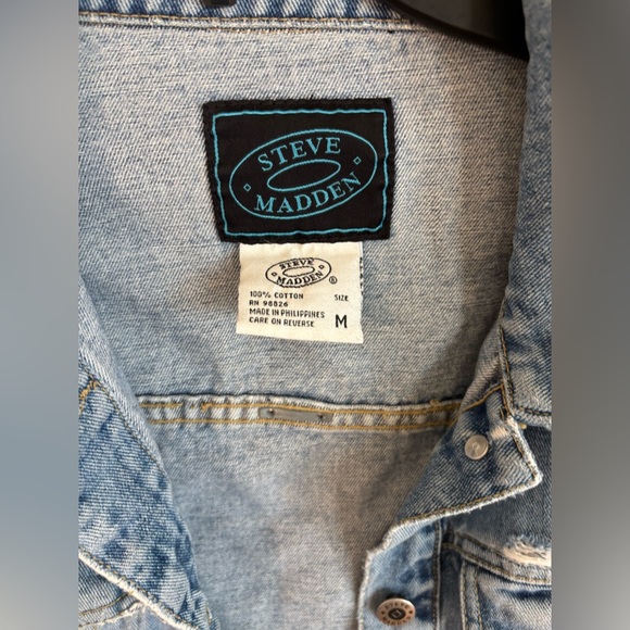 Vintage Steve Madden Denim Jean Jacket - Picture 4 of 6